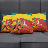 Grenada Football 2026 Custom Pillow Cover Go Spice Boys Nutmeg Red Version