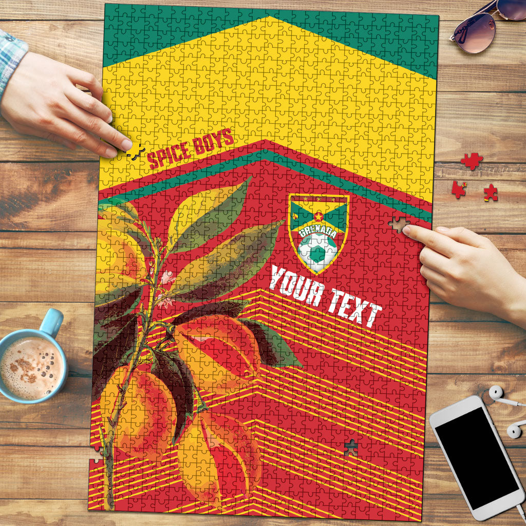Grenada Football 2026 Custom Puzzle Go Spice Boys Nutmeg Red Version