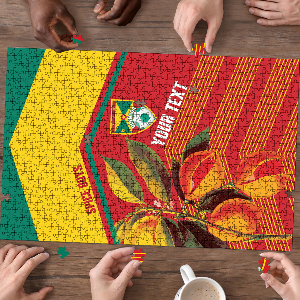 Grenada Football 2026 Custom Puzzle Go Spice Boys Nutmeg Red Version