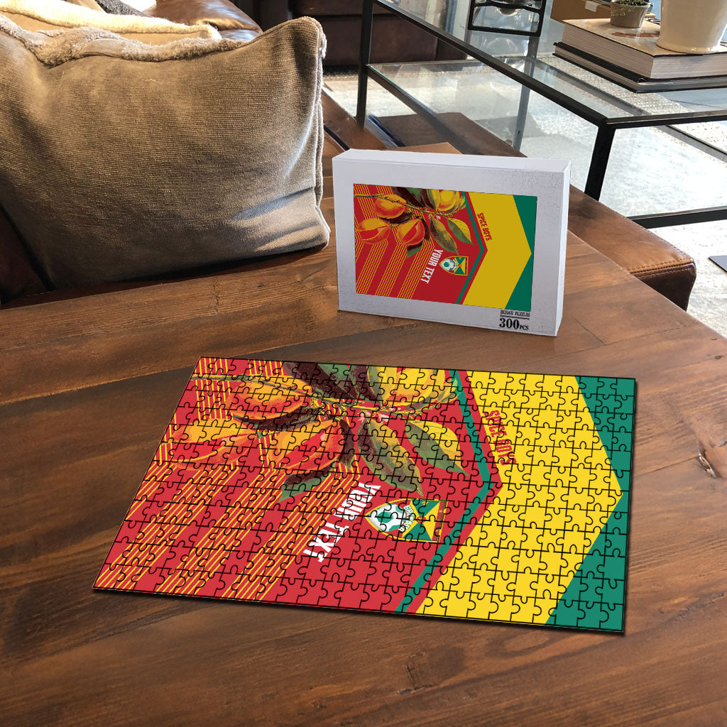 Grenada Football 2026 Custom Puzzle Go Spice Boys Nutmeg Red Version