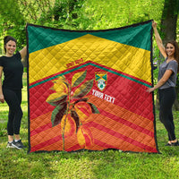 Grenada Football 2026 Custom Quilt Go Spice Boys Nutmeg Red Version