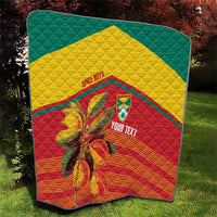 Grenada Football 2026 Custom Quilt Go Spice Boys Nutmeg Red Version