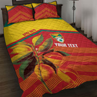 Grenada Football 2026 Custom Quilt Bed Set Go Spice Boys Nutmeg Red Version