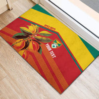 Grenada Football 2026 Custom Rubber Doormat Go Spice Boys Nutmeg Red Version