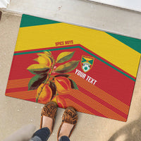 Grenada Football 2026 Custom Rubber Doormat Go Spice Boys Nutmeg Red Version