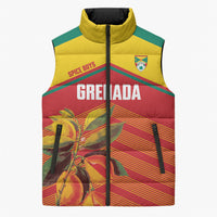 Grenada Football 2026 Custom Sleeveless Puffer Jacket Go Spice Boys Nutmeg Red Version