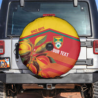Grenada Football 2026 Custom Spare Tire Cover Go Spice Boys Nutmeg Red Version