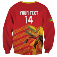 Grenada Football 2026 Custom Sweatshirt Go Spice Boys Nutmeg Red Version