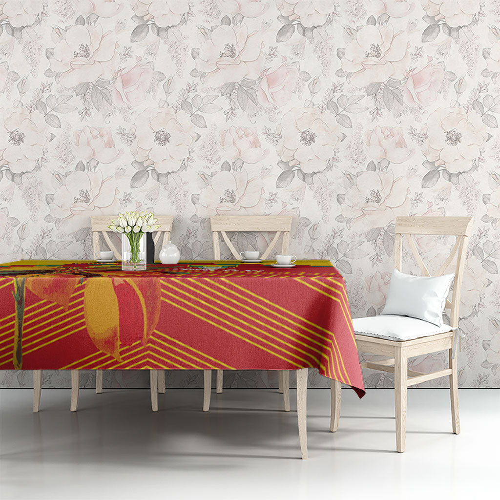 Grenada Football 2026 Custom Tablecloth Go Spice Boys Nutmeg Red Version