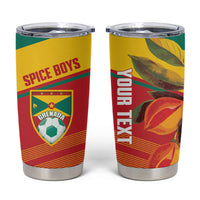 Grenada Football 2026 Custom Tumbler Cup Go Spice Boys Nutmeg Red Version