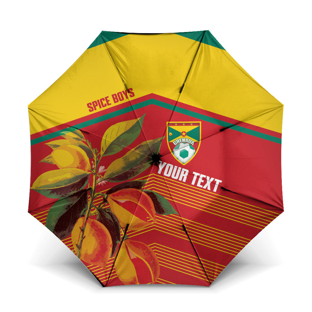 Grenada Football 2026 Custom Umbrella Go Spice Boys Nutmeg Red Version