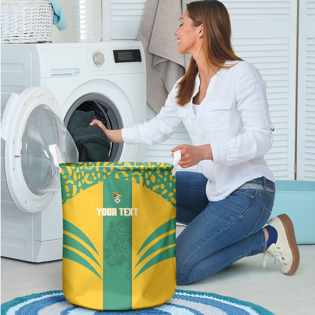 Guyana Football 2026 Custom Laundry Basket Come On Golden Jaguars