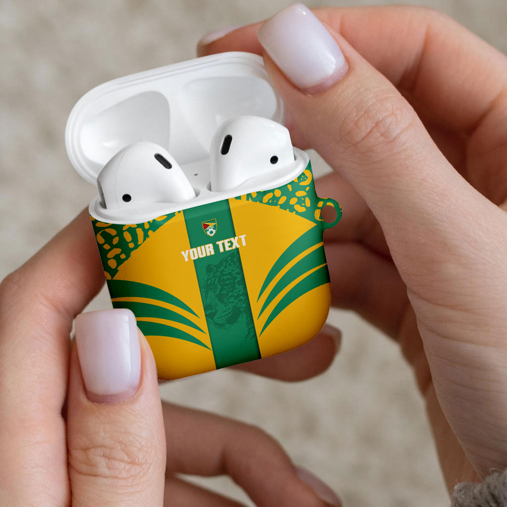 Guyana Football 2026 Custom AirPods Case Come On Golden Jaguars