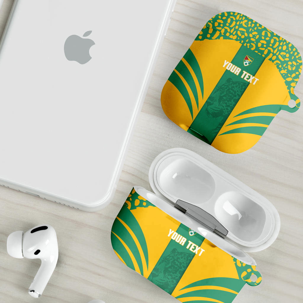 Guyana Football 2026 Custom AirPods Case Come On Golden Jaguars