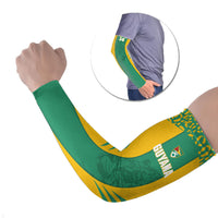 Guyana Football 2026 Custom Arm Sleeves Come On Golden Jaguars