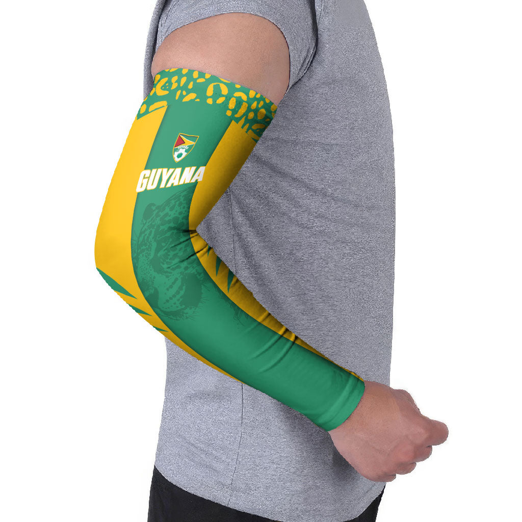 Guyana Football 2026 Custom Arm Sleeves Come On Golden Jaguars