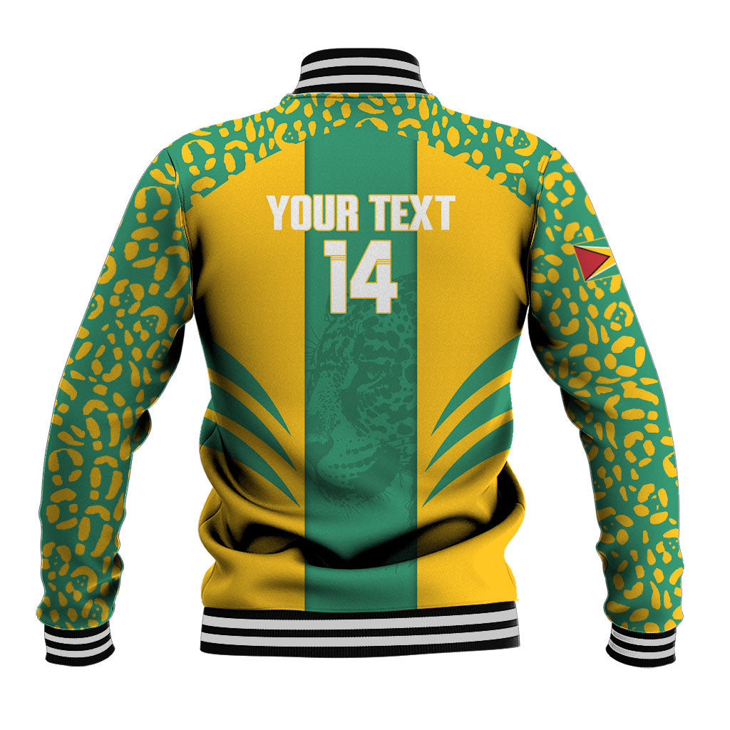 Guyana Football 2026 Custom Baseball Jacket Come On Golden Jaguars