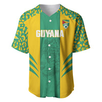 Guyana Football 2026 Custom Baseball Jersey Come On Golden Jaguars
