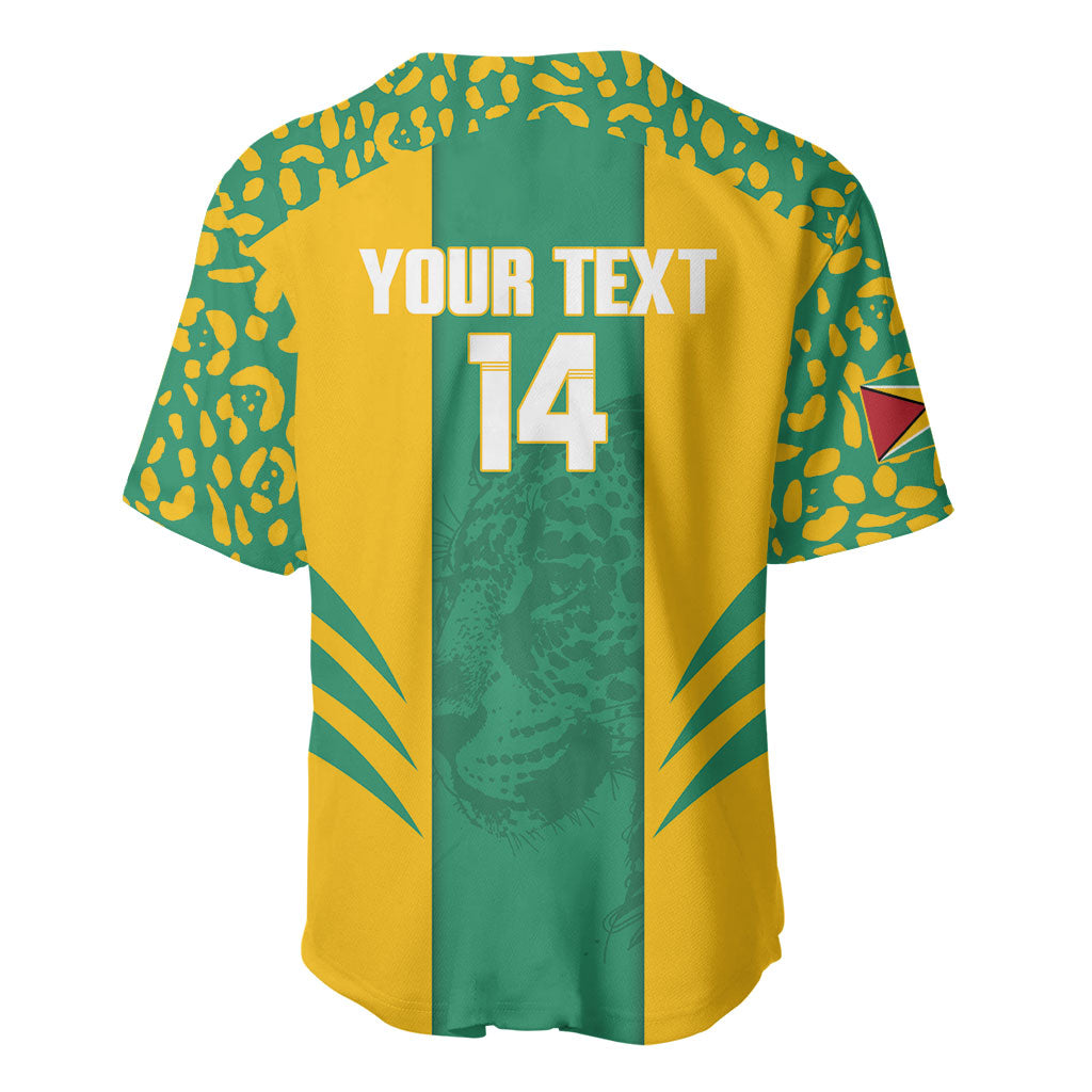 Guyana Football 2026 Custom Baseball Jersey Come On Golden Jaguars