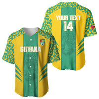 Guyana Football 2026 Custom Baseball Jersey Come On Golden Jaguars