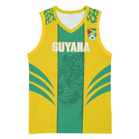 Guyana Football 2026 Custom Basketball Jersey Come On Golden Jaguars
