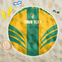 Guyana Football 2026 Custom Beach Blanket Come On Golden Jaguars