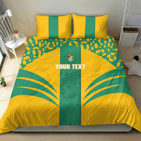 Guyana Football 2026 Custom Bedding Set Come On Golden Jaguars