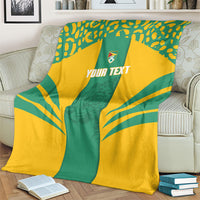 Guyana Football 2026 Custom Blanket Come On Golden Jaguars