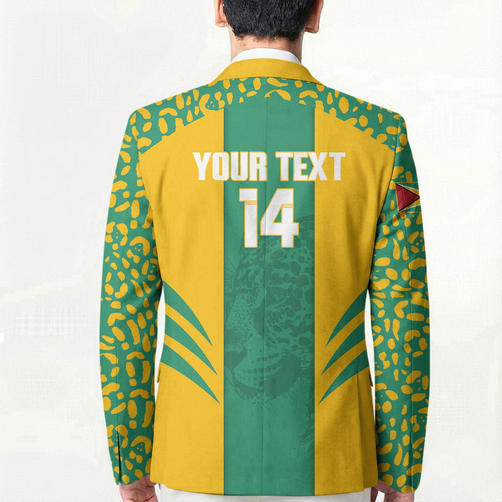 Guyana Football 2026 Custom Blazer Come On Golden Jaguars