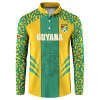 Guyana Football 2026 Custom Button Sweatshirt Come On Golden Jaguars