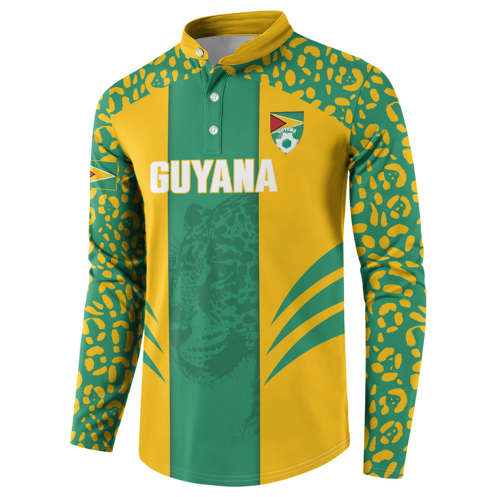 Guyana Football 2026 Custom Button Sweatshirt Come On Golden Jaguars