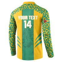 Guyana Football 2026 Custom Button Sweatshirt Come On Golden Jaguars