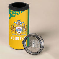 Guyana Football 2026 Custom 4 in 1 Can Cooler Tumbler Come On Golden Jaguars