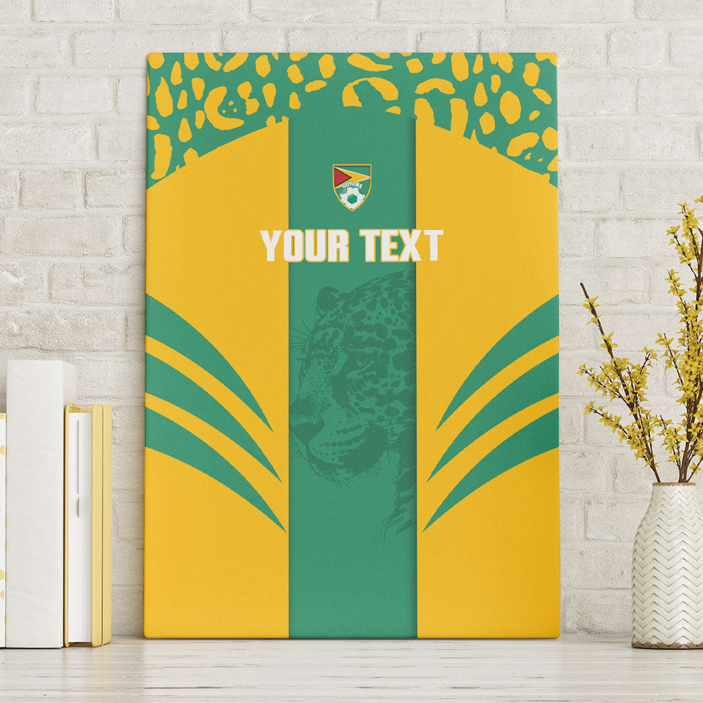 Guyana Football 2026 Custom Canvas Wall Art Come On Golden Jaguars
