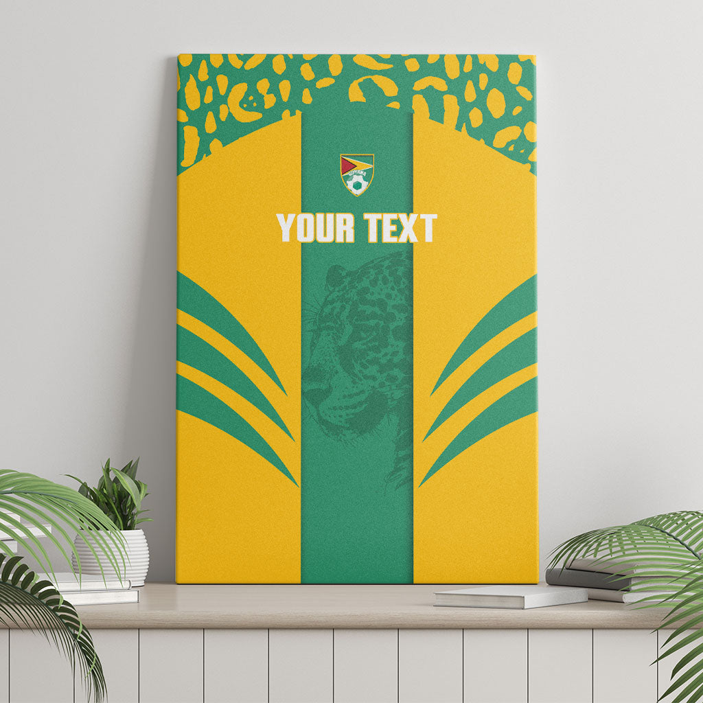 Guyana Football 2026 Custom Canvas Wall Art Come On Golden Jaguars