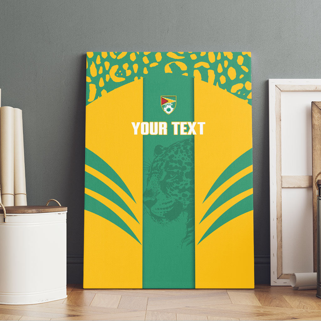 Guyana Football 2026 Custom Canvas Wall Art Come On Golden Jaguars