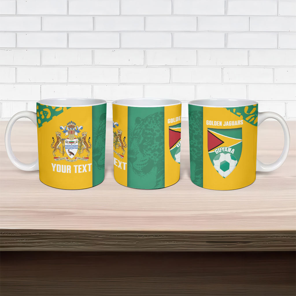 Guyana Football 2026 Custom Ceramic Mug Come On Golden Jaguars