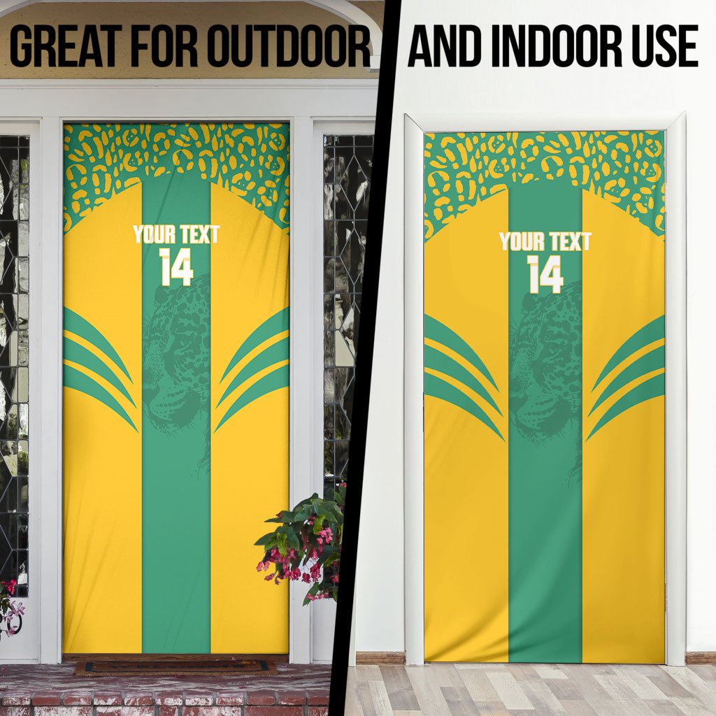 Guyana Football 2026 Custom Door Cover Come On Golden Jaguars