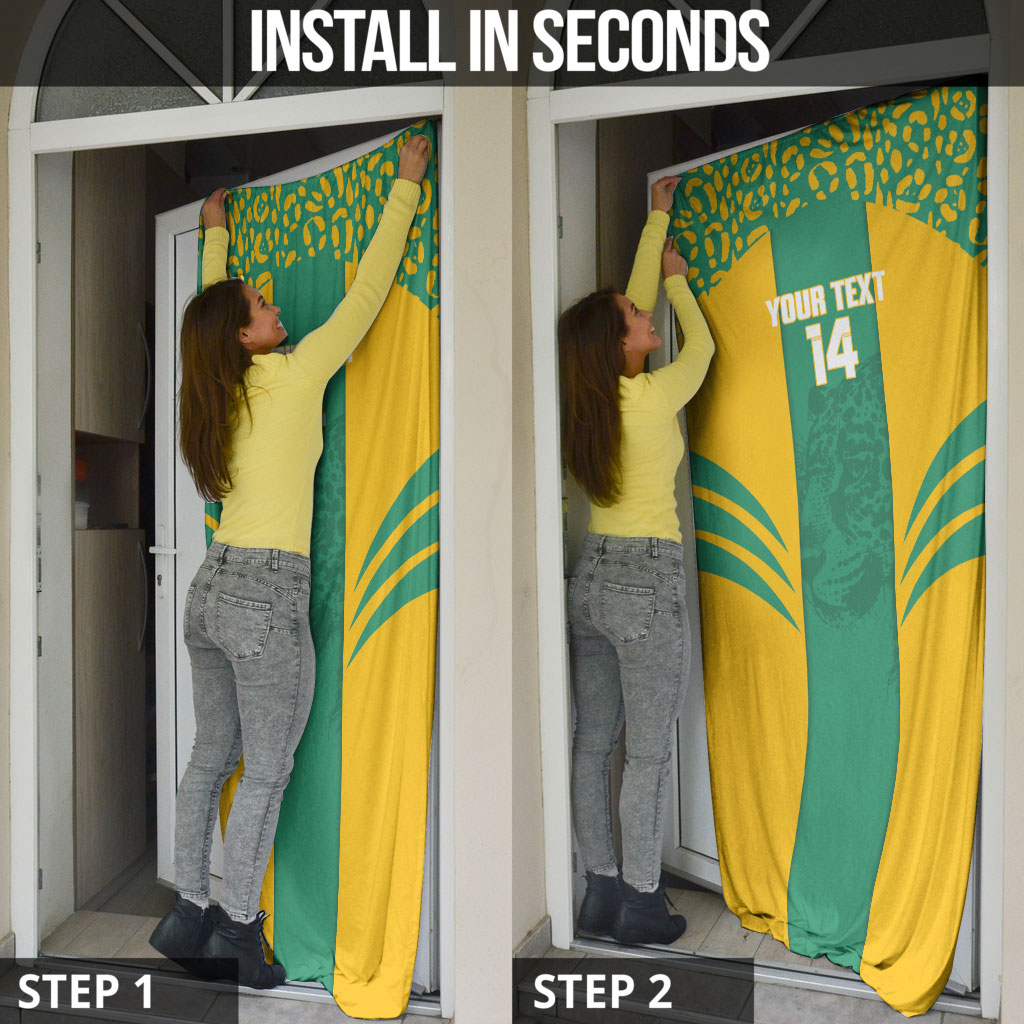 Guyana Football 2026 Custom Door Cover Come On Golden Jaguars