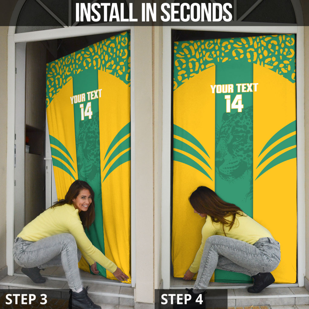 Guyana Football 2026 Custom Door Cover Come On Golden Jaguars