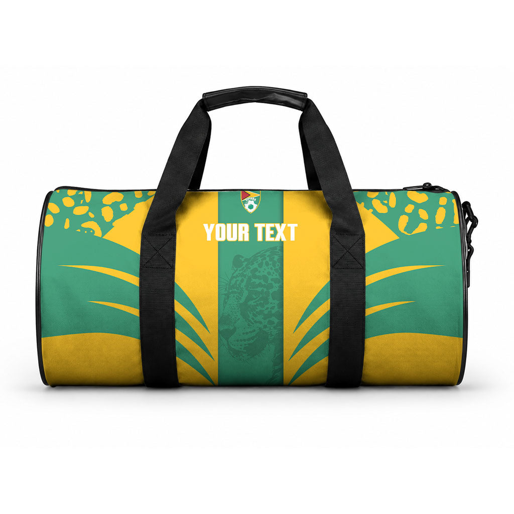 Guyana Football 2026 Custom Duffle Bag Come On Golden Jaguars