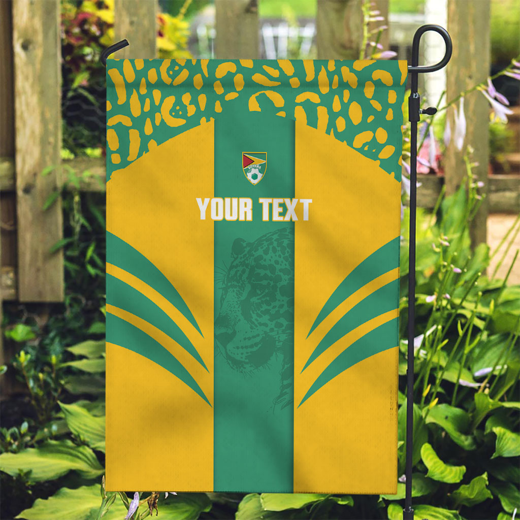 Guyana Football 2026 Custom Garden Flag Come On Golden Jaguars