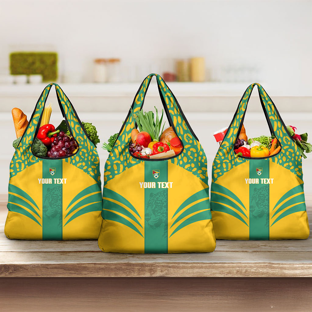 Guyana Football 2026 Custom Grocery Bag Come On Golden Jaguars