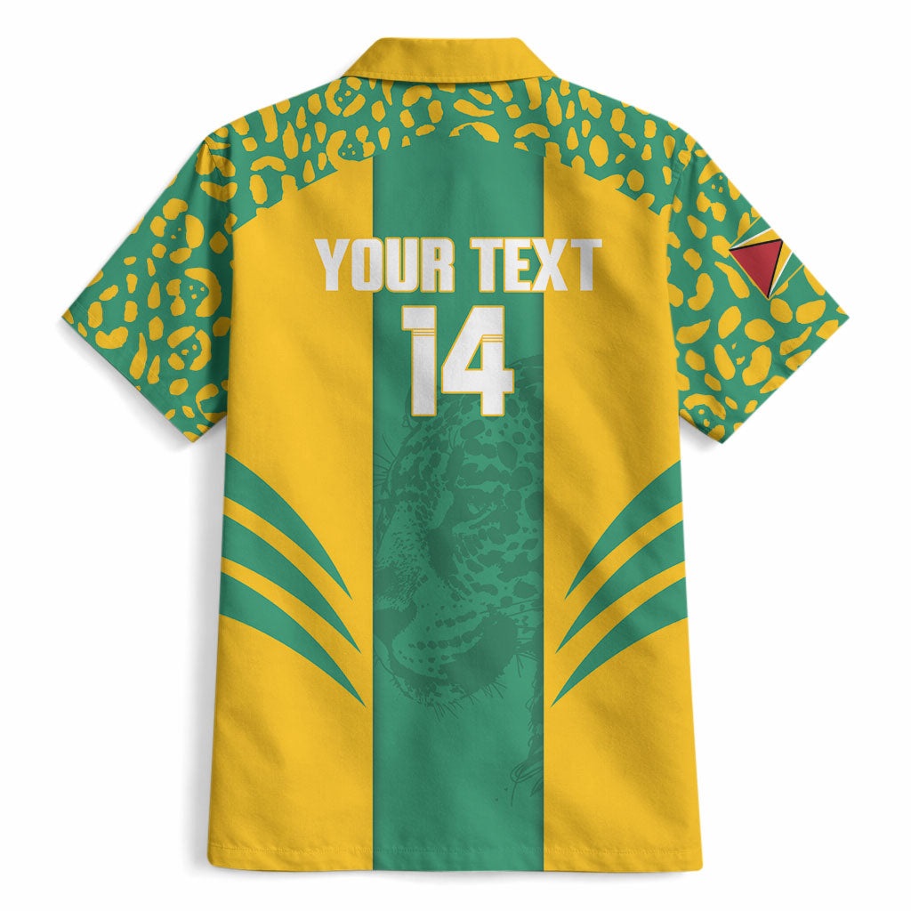 Guyana Football 2026 Custom Hawaiian Shirt Come On Golden Jaguars