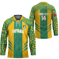 Guyana Football 2026 Custom Hockey Jersey Come On Golden Jaguars