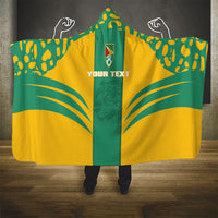 Guyana Football 2026 Custom Hooded Blanket Come On Golden Jaguars