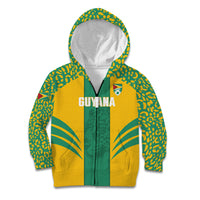 Guyana Football 2026 Custom Kid Hoodie Come On Golden Jaguars