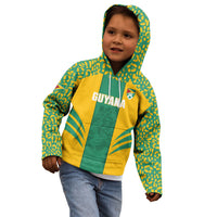 Guyana Football 2026 Custom Kid Hoodie Come On Golden Jaguars