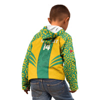 Guyana Football 2026 Custom Kid Hoodie Come On Golden Jaguars