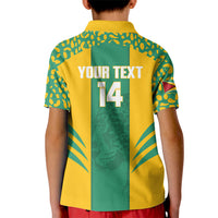 Guyana Football 2026 Custom Kid Polo Shirt Come On Golden Jaguars